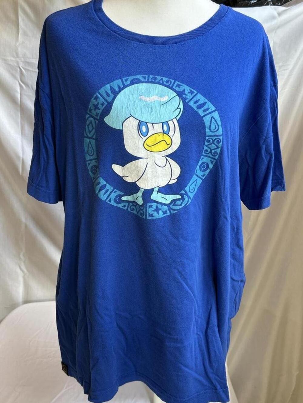 Adult Unisex Official Pokémon Center Quaxly Royal Relaxed Fit Graphic Tee - XL